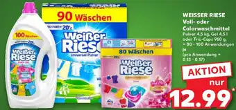 Kaufland WEISSER RIESE Voll- oder Colorwaschmittel Angebot