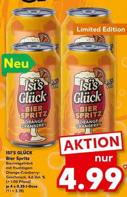 Kaufland ISI'S GLÜCK Bier Spritz Angebot