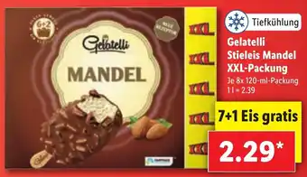 Lidl Gelatelli Stieleis Mandel XXL Packung Angebot