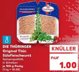 Kaufland DIE THÜRINGER Original Thür. Sülzfleischwurst Angebot