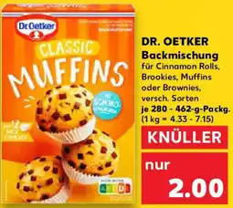Kaufland DR. OETKER Backmischung Angebot