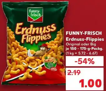 Kaufland FUNNY-FRISCH Erdnuss-Flippies Angebot