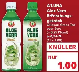 Kaufland A'LUNA Aloe Vera Erfrischungsgetränk Angebot