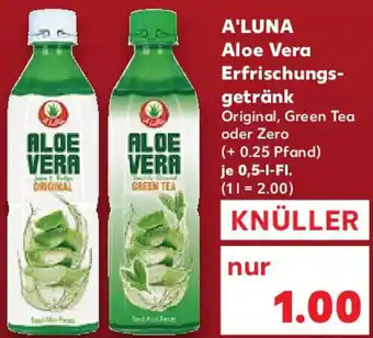 Kaufland A'LUNA Aloe Vera Erfrischungsgetränk Angebot