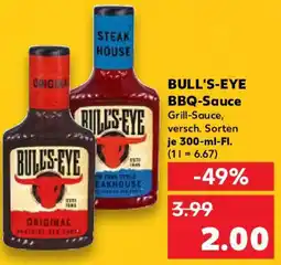 Kaufland BULL'S-EYE BBQ-Sauce Angebot