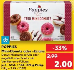Kaufland POPPIES Mini-Donuts oder -Eclairs Angebot