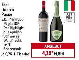 METRO Doppio Passo z.B.: Primitivo Puglia IGP Angebot