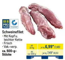 METRO Schweinefilet Angebot