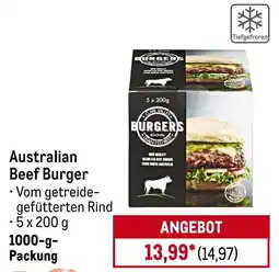 METRO Australian Beef Burger Angebot