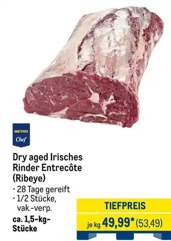 METRO METRO Chef Dry aged Irisches Rinder Entrecôte (Ribeye) Angebot