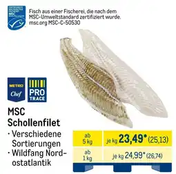 METRO MSC Schollenfilet Angebot