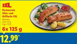Lidl Fischerstolz Ofen- und Grilllachs XXL Angebot