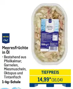 METRO METRO Chef Meeresfrüchte in Öl Angebot