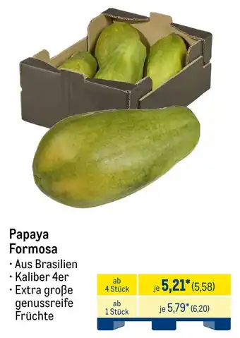 METRO Papaya Formosa Angebot