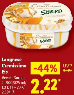 Lidl Langnese Cremissimo Eis Angebot