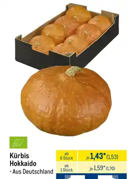 METRO Kürbis Hokkaido Angebot
