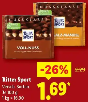 Lidl Ritter Sport Angebot