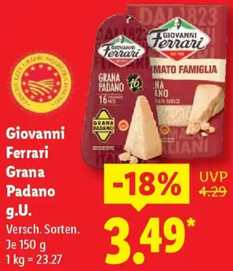 Lidl Giovanni Ferrari Grana Padano g.U. Angebot
