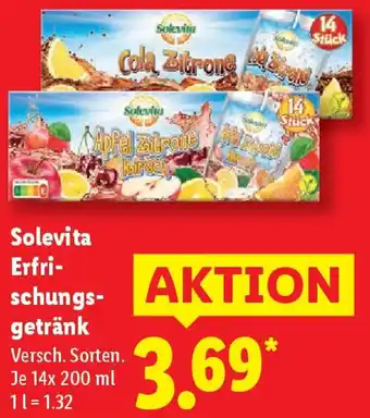 Lidl Solevita Erfrischungsgetränk Angebot