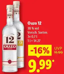 Lidl Ouzo 12 Angebot