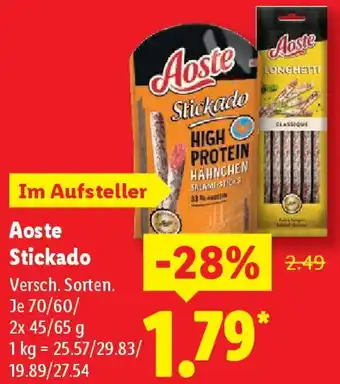 Lidl Aoste Stickado Angebot