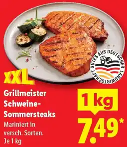 Lidl Grillmeister Schweine Sommersteaks Angebot