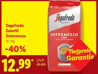 Lidl Segafredo Zanetti Intermezzo Angebot