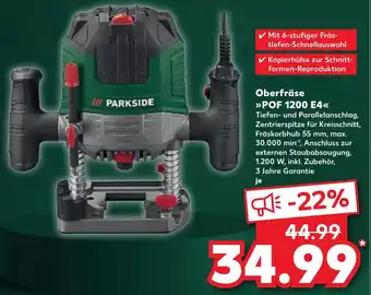 Kaufland PARKSIDE Oberfräse POF 1200 E4 Angebot