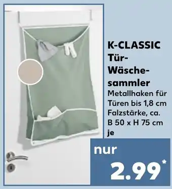 Kaufland K-CLASSIC Tür Wäschesammler Angebot
