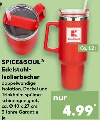 Kaufland SPICE&SOUL Edelstahl Isolierbecher Angebot