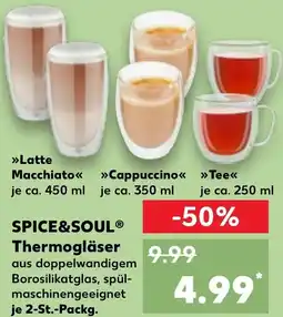 Kaufland SPICE&SOUL Thermogläser Angebot