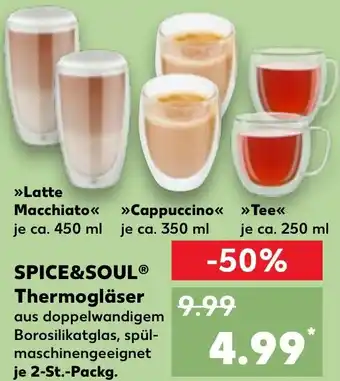 Kaufland SPICE&SOUL Thermogläser Angebot