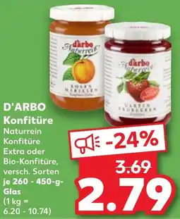 Kaufland D'ARBO Konfitüre Angebot