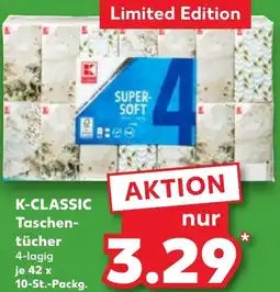Kaufland K-CLASSIC Taschentücher Angebot