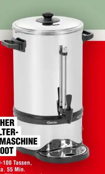 Handelshof Bartscher Rundfilter Kaffeemaschine Pro II 100T Angebot