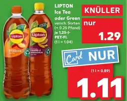 Kaufland LIPTON Ice Tea oder Green Angebot