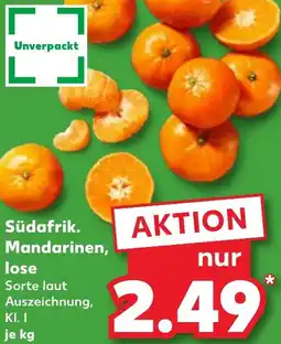 Kaufland Südafrik. Mandarinen, lose Angebot
