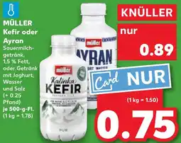 Kaufland MÜLLER Kefir oder Ayran Angebot