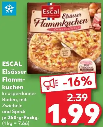 Kaufland ESCAL Elsässer Flammkuchen Angebot