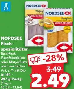 Kaufland NORDSEE Fischspezialitäten Angebot
