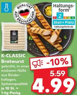 Kaufland K-CLASSIC Bratwurst Angebot