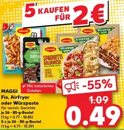 Kaufland MAGGI Fix, Airfryer oder Würzpaste Angebot