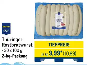 METRO METRO Chef Thüringer Rostbratwurst Angebot