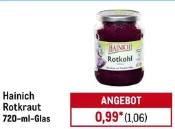 METRO Hainich Rotkraut Angebot