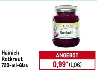 METRO Hainich Rotkraut Angebot