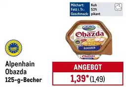 METRO Alpenhain Obazda Angebot