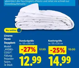 Lidl Livarno home steppbett standardgröße Angebot