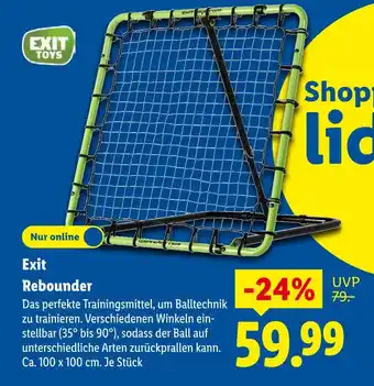 Lidl Exit toys rebounder Angebot