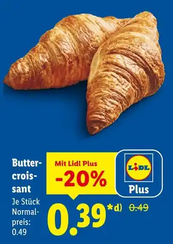 Lidl Buttercroissant Angebot