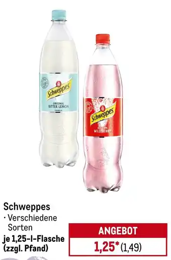 METRO Schweppes Angebot